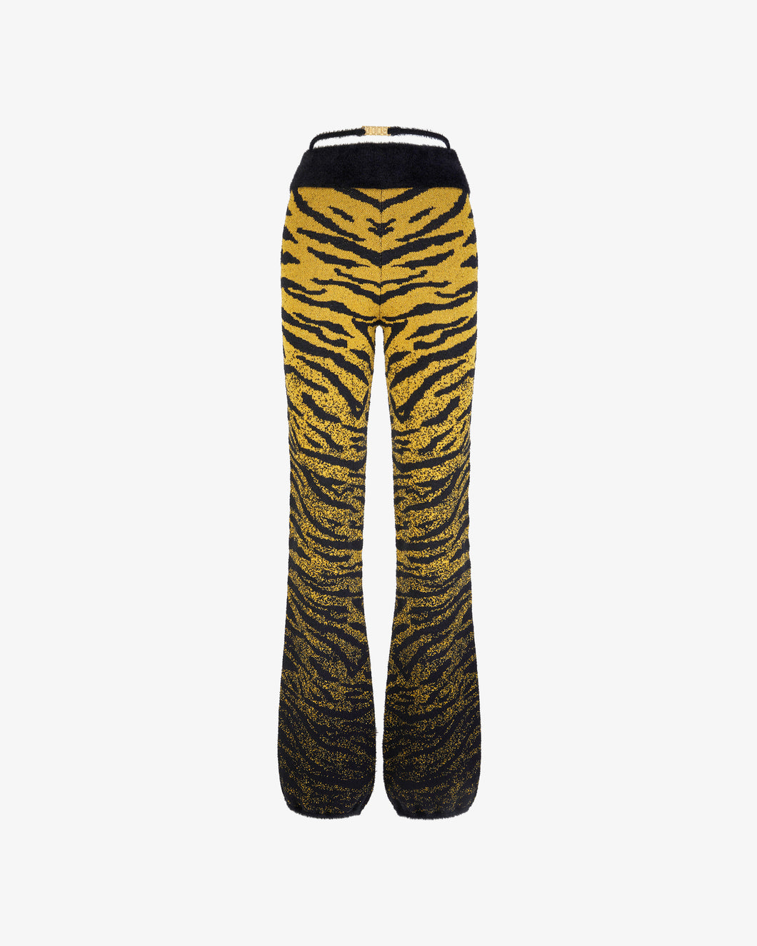 Zebra Lurex Knit Trousers | Women Trousers Multicolor | GCDS®