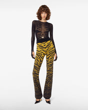 Load image into Gallery viewer, Zebra Lurex Knit Trousers | Women Trousers Multicolor | GCDS®
