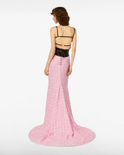 Carica l&#39;immagine nel visualizzatore di Gallery, Tweed Long Dress | Women Mini &amp; Long Dresses Pink | GCDS®
