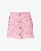 Carica l&#39;immagine nel visualizzatore di Gallery, Tweed Mini Skirt | Women Mini &amp; Long Skirts Pink | GCDS®
