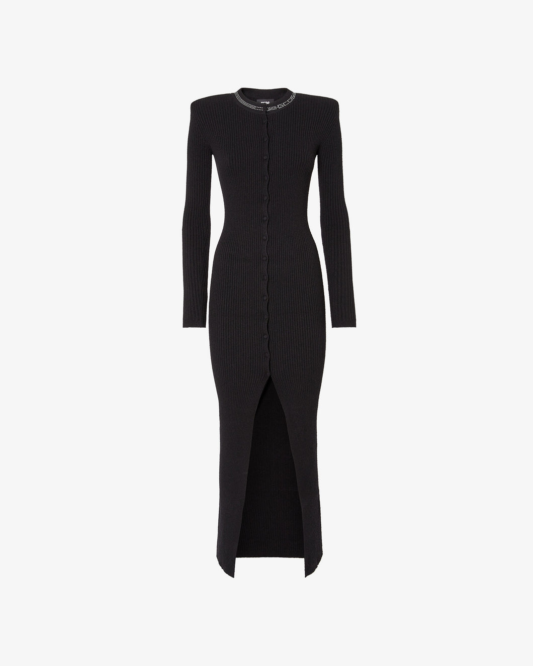 Bling Long Knit Dress | Women Mini & Long Dresses Black | GCDS®