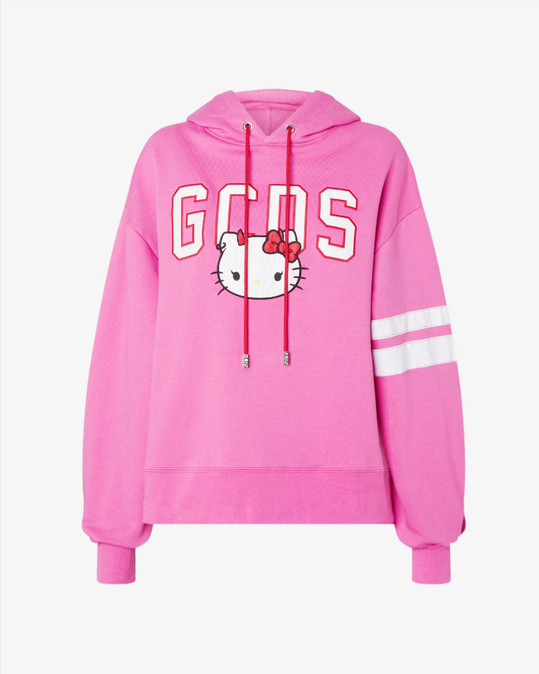 Hello Kitty oversized hoodie: Women Hoodies Fuchsia | GCDS