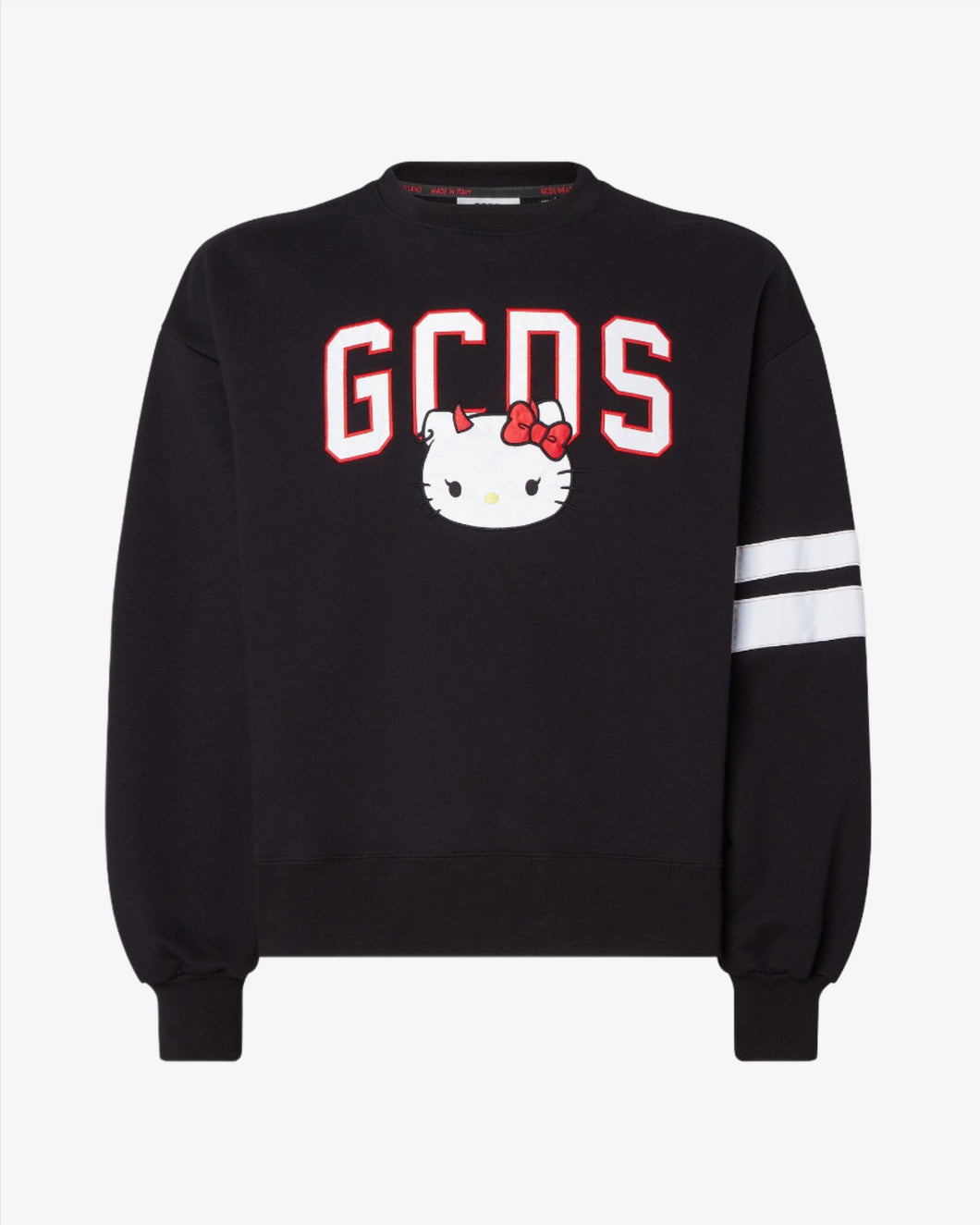 Hello Kitty oversized hoodie: Unisex Hoodies Black | GCDS