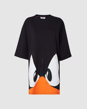 Carica l&#39;immagine nel visualizzatore di Gallery, Daffy Duck t-shirt dress: Women Dresses Black | GCDS
