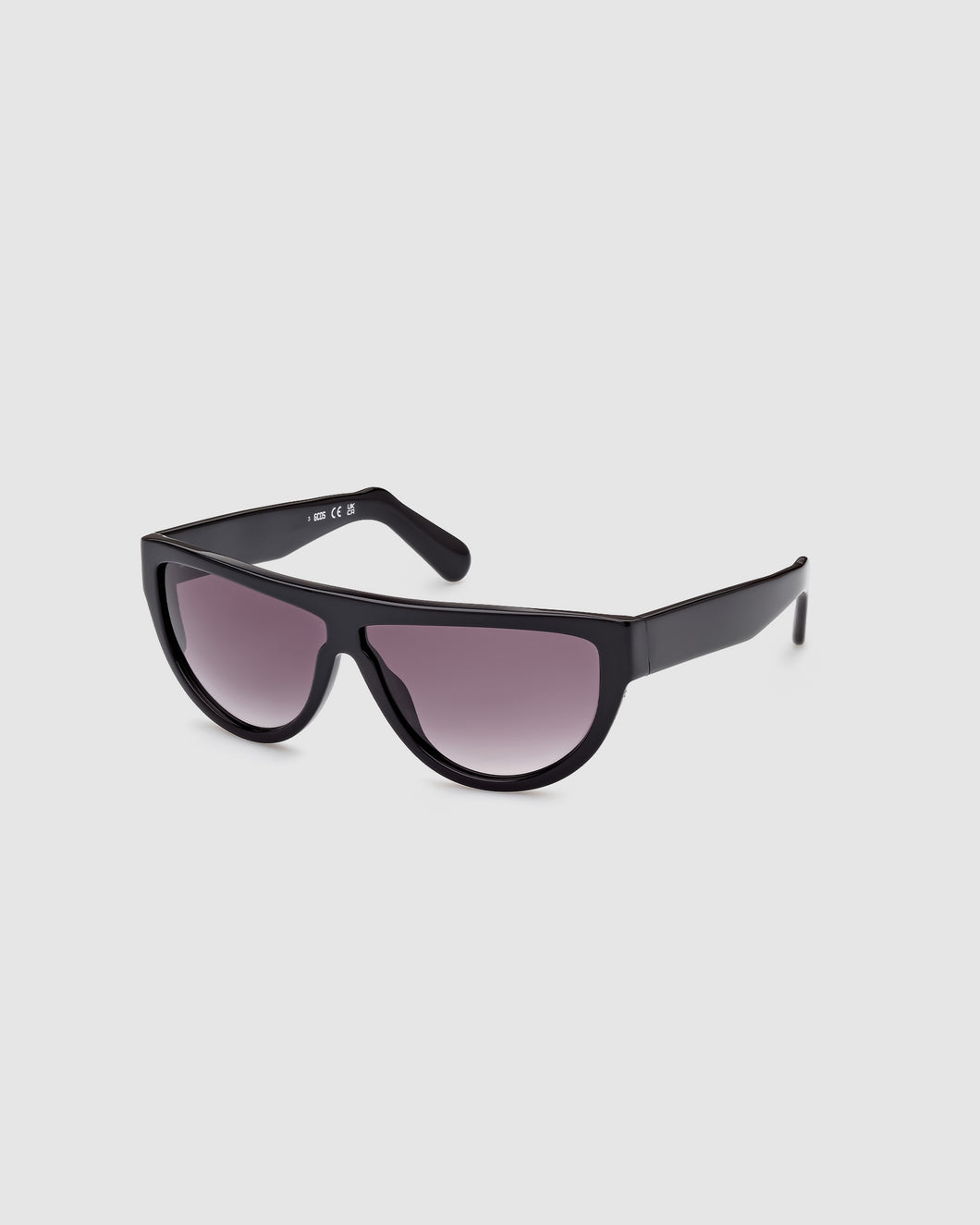 GD025 GEOMETRIC SUNGLASSES: Unisex Sunglasses Black | GCDS