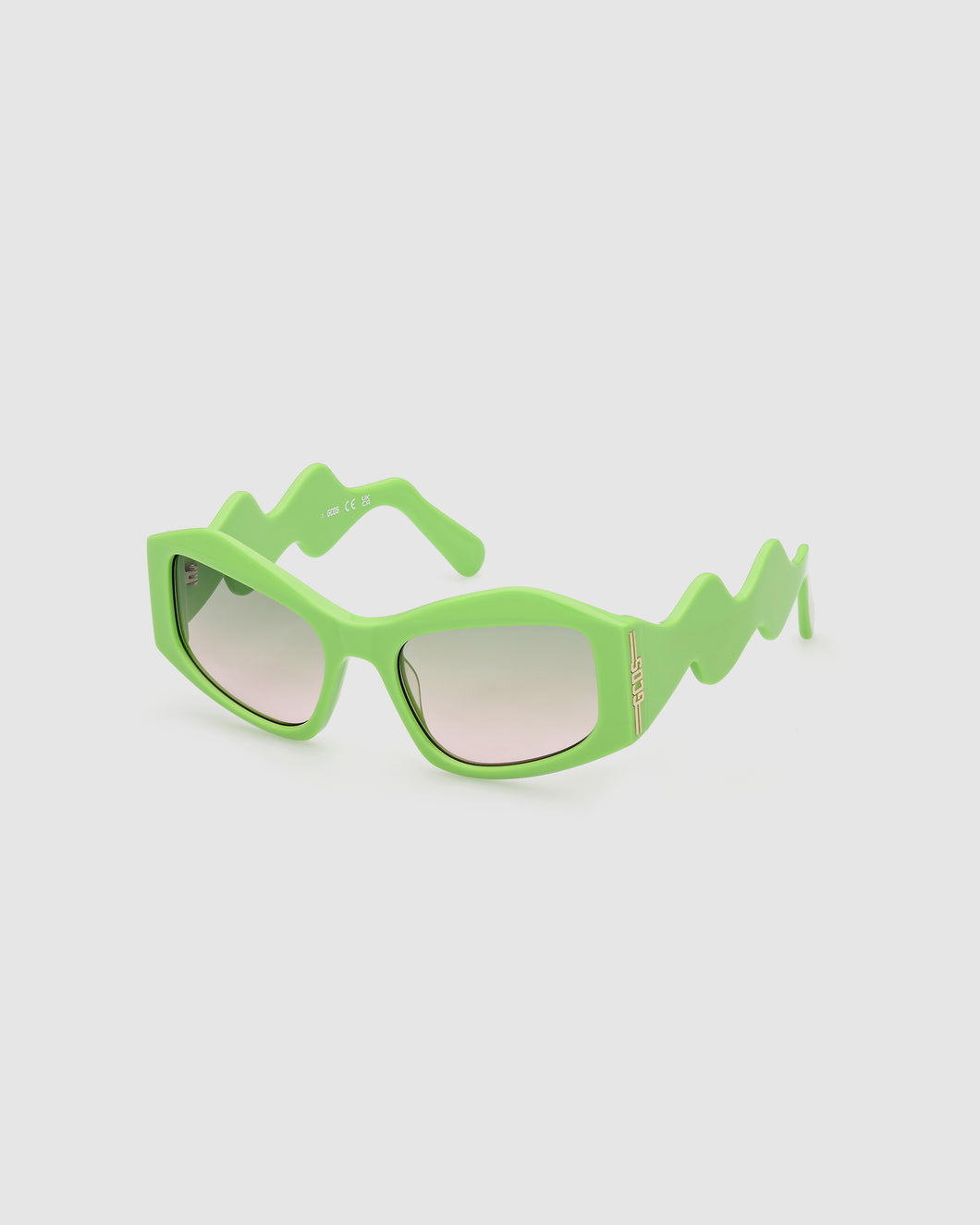 GD0023 Geometric sunglasses : Unisex Sunglasses Green  | GCDS