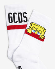 Load image into Gallery viewer, Spongebob Logo Socks : Unisex Socks White | GCDS

