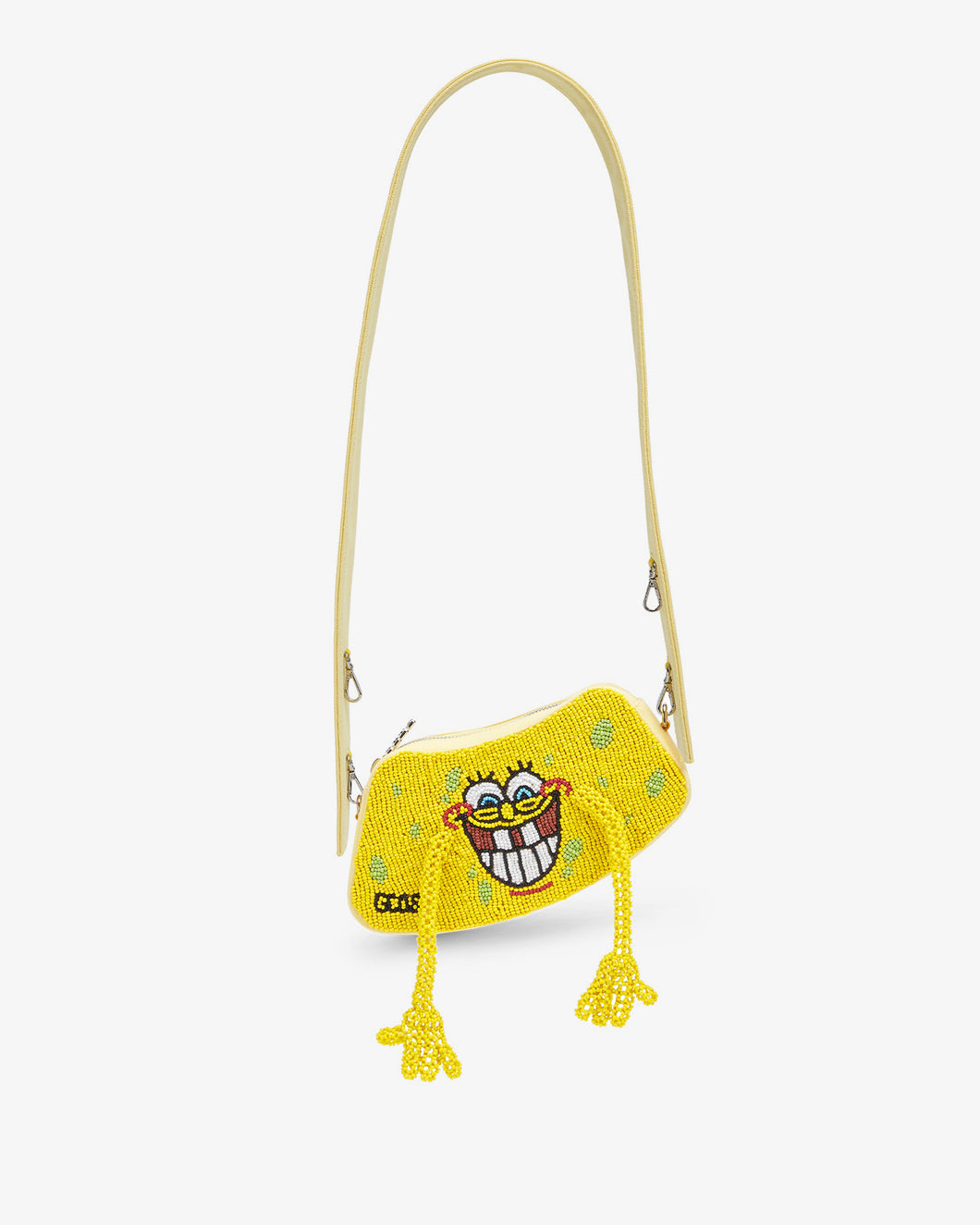 Spongebob Comma Small Bag : Women Bags Yellow | GCDS Spring Summer 2023