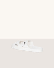 Load image into Gallery viewer, Rubber slider sandal: Unisex Shoes White | GCDS
