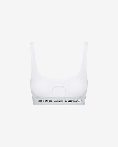 GCDS Wear oblò bra: Unisex Underwear White | GCDS