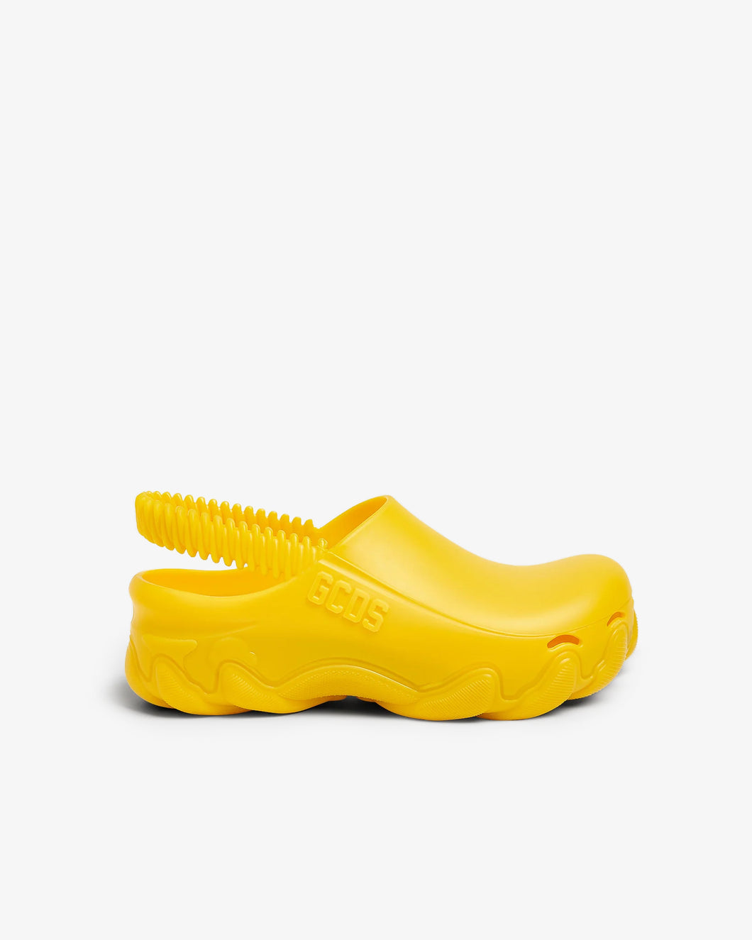 GCDS Ibex clogs: Men Shoes Yellow | GCDS