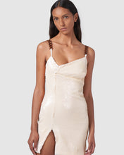 Carica l&#39;immagine nel visualizzatore di Gallery, Sequin mini dress: Women Dresses Dark White | GCDS
