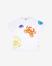 Load image into Gallery viewer, Junior Shell T-Shirt: Boy T-shirts White | GCDS Spring/Summer 2023
