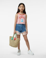 Load image into Gallery viewer, Junior Gcds Denim Shorts: Girl Trousers &amp; Shorts Blue | GCDS Spring/Summer 2023
