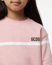 Carica l&#39;immagine nel visualizzatore di Gallery, Junior Gcds Low Logo Band Crewneck: Boy Hoodies &amp; Sweatshirts Pink | GCDS Spring/Summer 2023
