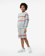 Load image into Gallery viewer, Junior Gcds Low Logo Band Crewneck: Boy Hoodies &amp; Sweatshirts Grey | GCDS Spring/Summer 2023
