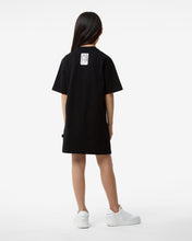 Carica l&#39;immagine nel visualizzatore di Gallery, Junior Gcds Patchwork T-Shirt Dress: Girl Dresses Black | GCDS Spring/Summer 2023
