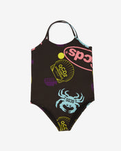 Carica l&#39;immagine nel visualizzatore di Gallery, Junior Shell Swimsuit: Girl Swimwear Black | GCDS Spring/Summer 2023
