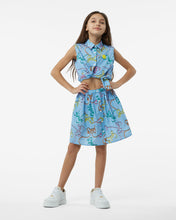 Carica l&#39;immagine nel visualizzatore di Gallery, Junior Gcds Shirt And Skirt Set : Girl Blouse &amp; Skirt Set Multicolor | GCDS Spring/Summer 2023
