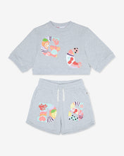 Load image into Gallery viewer, Junior Gcds Patchwork T-Shirt And Shorts Set
