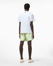 Load image into Gallery viewer, All-Over Waved Logo Print Swim Shorts : Men Swimwear Lime | GCDS Spring/Summer 2023
