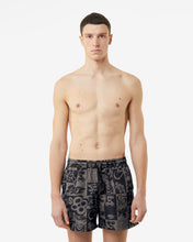 Carica l&#39;immagine nel visualizzatore di Gallery, Checkboard Print Swim Shorts : Men Swimwear Black | GCDS Spring/Summer 2023
