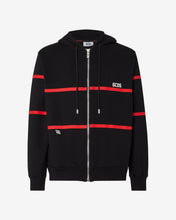 Load image into Gallery viewer, Gcds Low Logo Band Zip-Up Hoodie : Men Hoodie Black | GCDS Spring/Summer 2023
