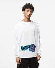 Load image into Gallery viewer, Checkboard Print Long Sleeves T-Shirt : Men T-shirts White | GCDS Spring/Summer 2023
