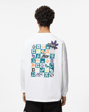 Load image into Gallery viewer, Checkboard Print Long Sleeves T-Shirt : Men T-shirts White | GCDS Spring/Summer 2023
