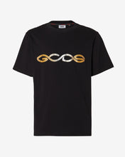 Load image into Gallery viewer, Reflective Print Logo Regulr T-Shirt : Men T-shirts Black | GCDS Spring/Summer 2023
