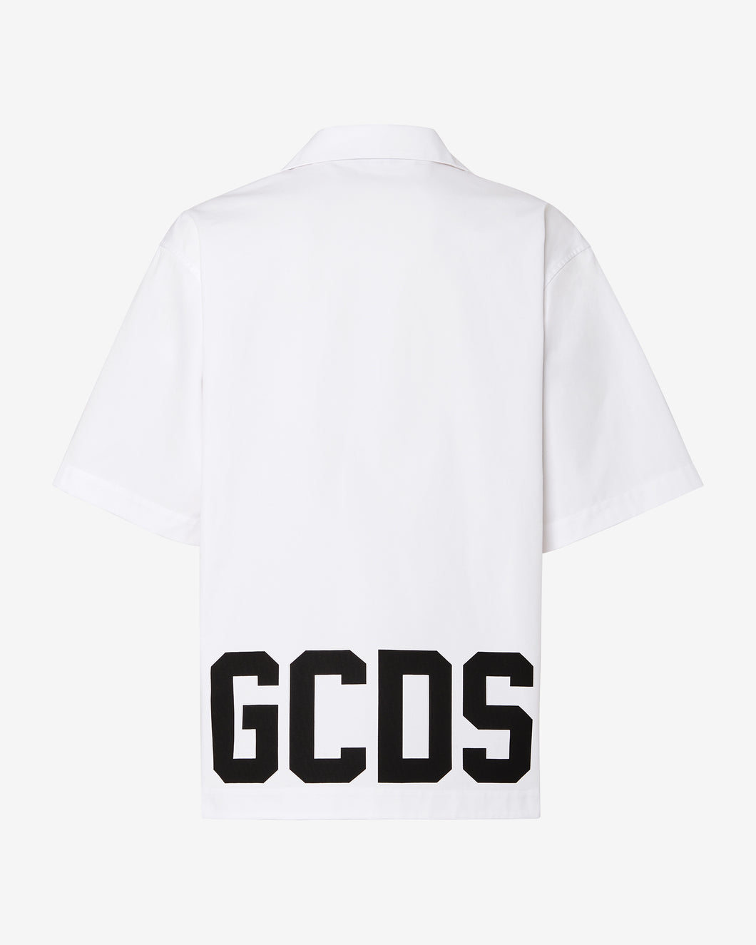 Gcds Low Band Bowling Shirt : Men Shirts White | GCDS Spring/Summer 2023