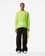 Carica l&#39;immagine nel visualizzatore di Gallery, Gcds Cotton Low Band Sweater : Men Knitwear Lime | GCDS Spring/Summer 2023
