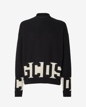 Load image into Gallery viewer, Gcds Cotton Low Band Sweater : Men Knitwear Black | GCDS Spring/Summer 2023
