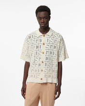 Carica l&#39;immagine nel visualizzatore di Gallery, Gcds Monogram Macramè Shirt : Men Knitwear Off White | GCDS Spring/Summer 2023
