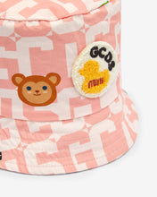 Carica l&#39;immagine nel visualizzatore di Gallery, Baby Gcds Monogram Animals Bucket Hat: Girl Hats Pink | GCDS Spring/Summer 2023

