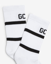 Carica l&#39;immagine nel visualizzatore di Gallery, Gcds Low Logo Band Socks : Men Socks White | GCDS Spring/Summer 2023
