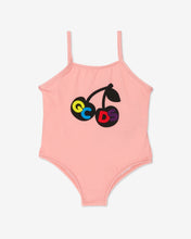 Load image into Gallery viewer, Baby Gcds Cherry Swimsuit: Girl Swimsuit Pink | GCDS Spring/Summer 2023
