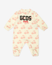 Carica l&#39;immagine nel visualizzatore di Gallery, Baby Cherry Playsuit: Girl Playsuits and Gift Set Off White/Pink | GCDS Spring/Summer 2023
