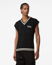 Load image into Gallery viewer, Gcds Low Band Gilet : Men Knitwear Black | GCDS Spring/Summer 2023
