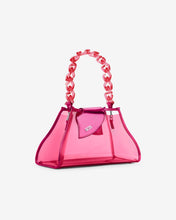 Load image into Gallery viewer, Comma Transpallic Medium Bag : Women Bags Fuchsia | GCDS Spring/Summer 2023

