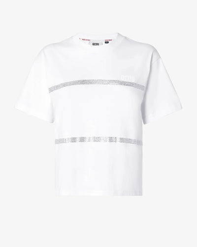 Bling Gcds T-Shirt : Women T-shirts White | GCDS Spring/Summer 2023