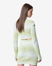 Carica l&#39;immagine nel visualizzatore di Gallery, Gcds Braids Crop Top : Women Knitwear Lime | GCDS Spring/Summer 2023
