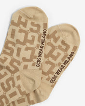 Load image into Gallery viewer, Gcds Monogram Jacquard Socks : Women Socks Beige | GCDS Spring/Summer 2023
