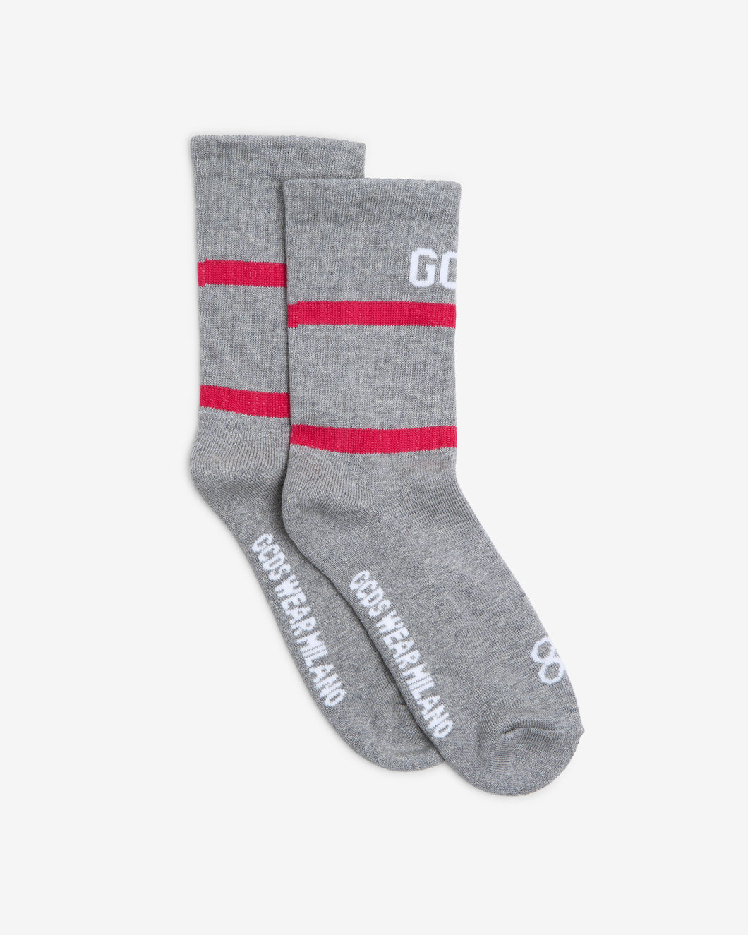 Gcds 88 Logo Socks : Unisex Socks Grey | GCDS Spring/Summer 2023