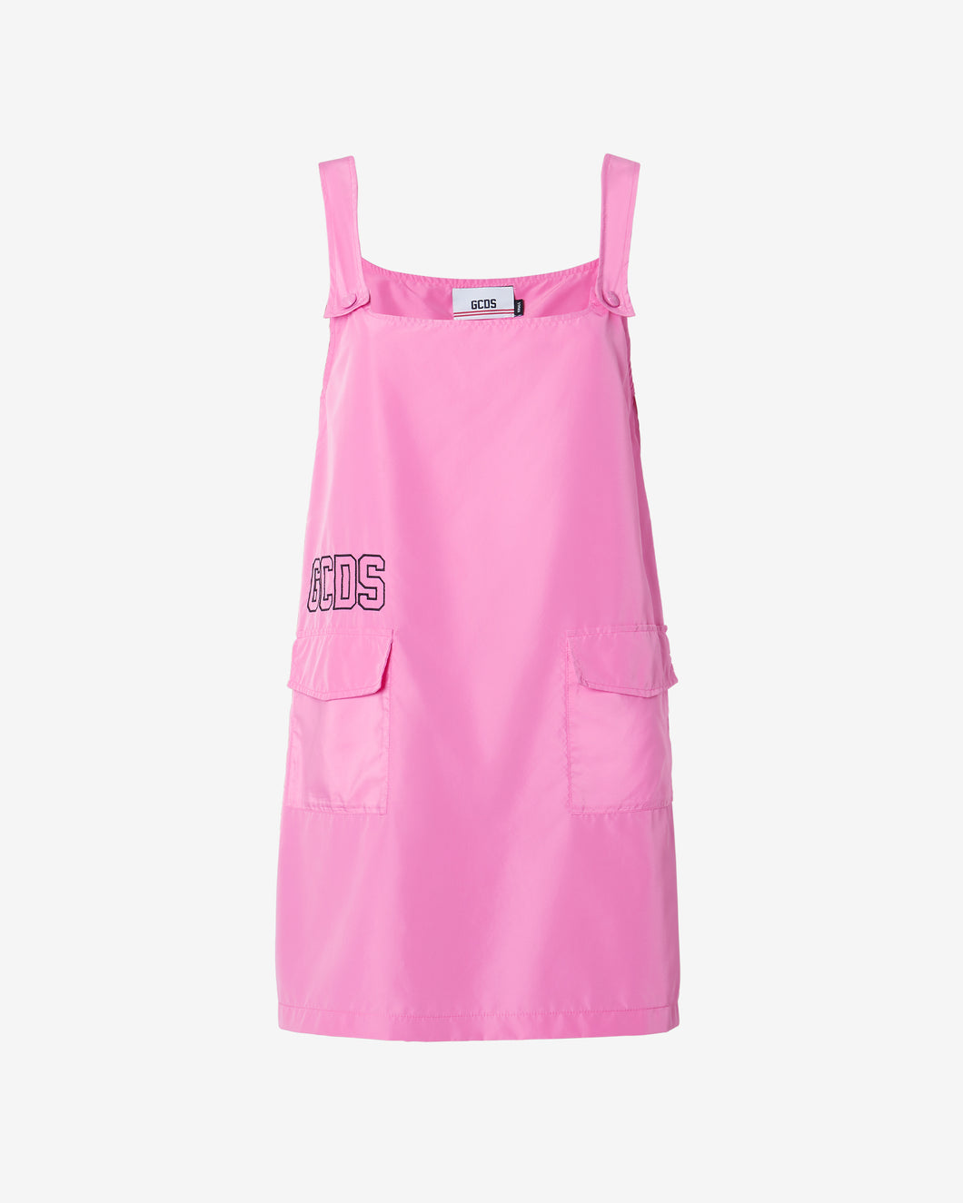 Heart Nylon Pockets Dress : Women Dress Fuchsia | GCDS Spring/Summer 2023