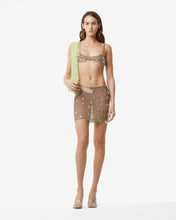 Load image into Gallery viewer, Sita Drops Skirt : Women Skirts Military Green | GCDS Spring/Summer 2023
