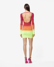 Load image into Gallery viewer, Lurex Degradé Mini Dress : Women Dress Fuchsia | GCDS Spring/Summer 2023
