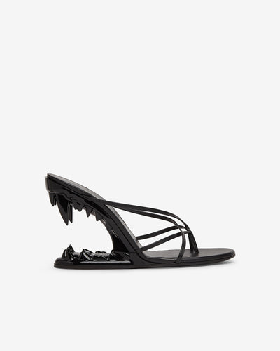 Morso Thongs Sandals : Women Shoes Black | GCDS Spring/Summer 2023
