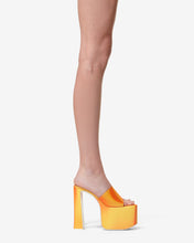Load image into Gallery viewer, Holographics Platform Sandals : Women Shoes Orange | GCDS Spring/Summer 2023

