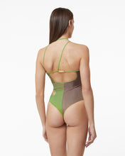 Carica l&#39;immagine nel visualizzatore di Gallery, Sita Swimsuit : Women Swimwear Military Green | GCDS Spring/Summer 2023
